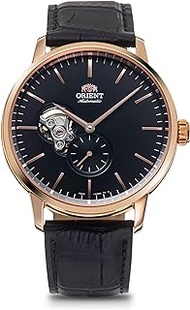 Orient RN-AR0103B Men's Automatic Wristwatch, BasicConcept Mechanical Automatic, Open Heart, Black, Dial color - black, Mechanical Automatic Watch (Hand Winding Included)