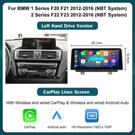 10.25/12.3 inch Multimedia Display 1920*720 Resolution Linux Touch Screen For BMW 1 2 Series F20 F21