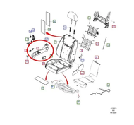 ** ก่อนสั่งทัักแชทเช็คตรงรุ่นก่อนเท่านั้น ** (ของแท้) EB3Z17A861BE ฝาครอบข้างเบาะ แม็กกาไลต์ข้างเบาะ
