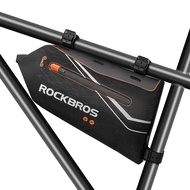 ROCKBROS Bicycle Bag Waterproof Bike Bag 3.5L Front Tube Frame Portable Cycling Tool Pouch Dirt-resi