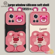 Case OPPO Reno 11 5G Reno11 Pro Reno 10 5G Reno 10 Pro 5G Reno 8T 5G Reno 8T 4G Reno 8Z 5G Reno 7Z Reno 6Z Reno 8 Reno 5 Reno 4 Reno 7 Reno 6 Reno 2F Cute Strawberry Bear Shockproo