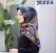 HIJAB SEGI EMPAT DEENAY KW MOTIF JESSA VOAL SCARF MEWAH