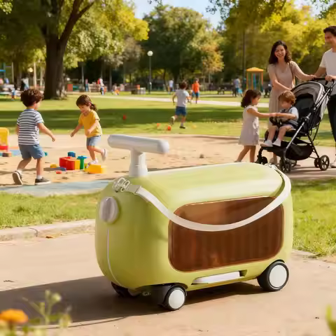 Luggage Case with Wheels Rideable Carry on Storage Carry on Luggage Children's Suitcase Luggage Set 