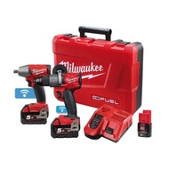 Milwaukee M12 M18 BPP2L-202X Heavy Duty Cordless Compact &amp; Impact Driver Percussion Drill Power Pack Combo Kit