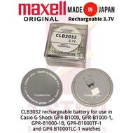 Original Maxell CLB3032 3.7V rechargeable watch battery for Casio Rangeman GPR-B1000 battery