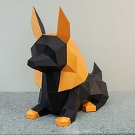 問創設計 DIY手作3D紙模型 禮物 擺飾 埃及神 - 小狐狼阿奴比斯