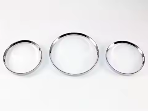 Chrome Speedometer Gauge Dial Ring Instrument Panel Ring fit for 1997-2001 Mercedes Benz W163/ML cla