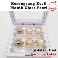 Manik 6 in 1 Kerongsang Kecil Pin Koleksi Sabah - 6 in 1 Baby Brooch Glass Pearl