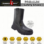 Hammer Kings Safety Shoes/ Boot 13033 High Cut Lace-up Steel Toe Cap/ Mid plate UK SIZE 5 -13