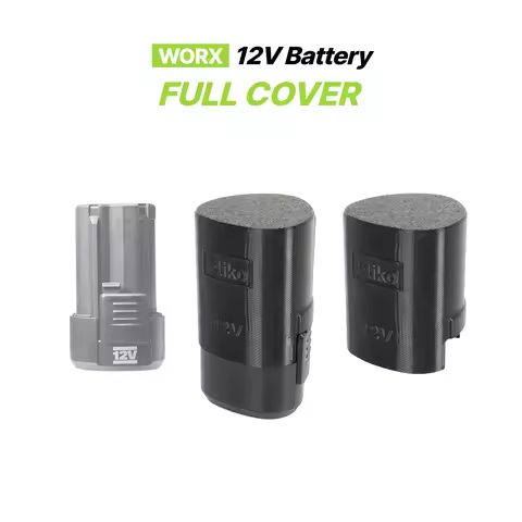 for Worx 12V Battery Full Cover for Enhanced Protection