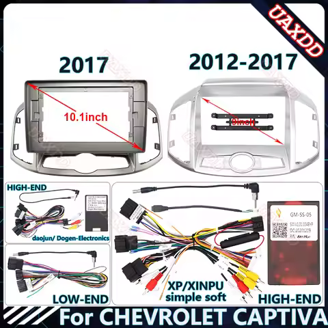 For CHEVROLET 2012-2017 CAPTIVA 9-10INC Radio Android stereo Harness screens accessories navigation 