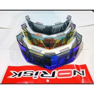 HITAM 3d Helmet spoiler kyt tt course Blue / 3d spoiler kyt tt/course - 3d kyt helmet spoiler tt cou