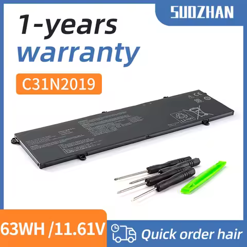 SUOZHAN C31N2019 Laptop Battery For ASUS VivoBook Pro 14X OLED M7400 15 OLED M3500 M3500QC-L1062T M3