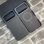 ☾☽ADDVT☾☽ For Magsafe Magnetic Case For iPhone 17 Pro Max Real Carbon Fiber Color Aramid Fiber Cover