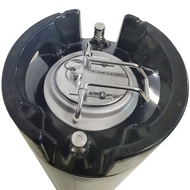 NEW 2.5 Gal Beer Keg Rubber Handle Barrel Stainless Steel Homebrew Growler Leak Proof Top Lid Beer Bucket 9.5L Ball Lo04