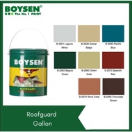 BOYSEN ROOFGUARD GLOSS ACRYLIC WATERBASED ROOF PAINT 1GALLON FAST-DRYING