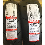 MAXXIS TYRE VICTRA S98ST 140/70-14 (62P) + 110/80-14 (53P)