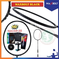 New Maxbolt Black Raket Badminton Original