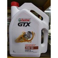 Original Castrol GTX 20W50 Engine Oil (4L) 20W-50
