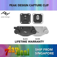 Peak Design Capture Camera Clip with Standard Plate (Black / Silver)
