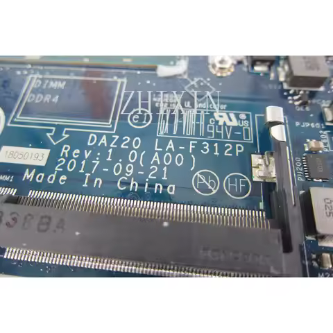 YOURUI For Dell 7290 7390 Laptop Motherboard With SR3L8 I7-8650U CPU CN-0J8CVM J8CVM 0J8CVM DAZ20 LA