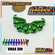 REAL TITANIUM GR5 XMAX 300 V1/V2 BODY SCREW BOLTS SET (7pcs) GR5 Screw