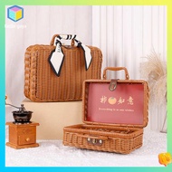 door gift kahwin door gift kahwin murah Gift box, empty box, rattan woven handbag, birthday gift box, high-end wedding companion gift box, wedding return gift box