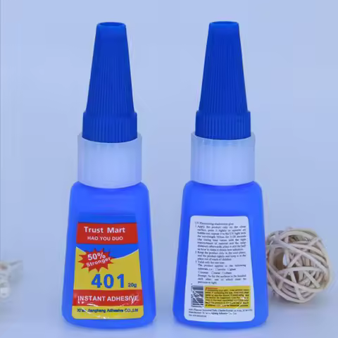 20g Super Adhesive Glue 401 Super Transparent Flexible Glue for Leather Wood Metal Plastic Rubber