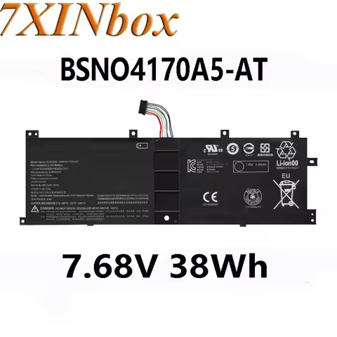 7XINbox BSNO4170A5-AT 7.68V 38Wh Laptops Battery For Lenovo Miix 510-12ISK 520-12IKB 525-12IKB BSNO4