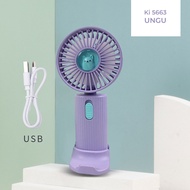 Gratis Ongkir - Kipas Kecil Karakter / Kipas Mini Genggam Portable Karakter / Kipas Angin Kecil Mini