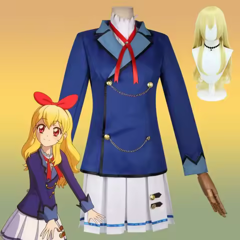 Aikatsu Hoshimiya Ichigo Shibuki Ran Kiriya Aoi Cosplay Costume Starlight School JK Campus Uniform W