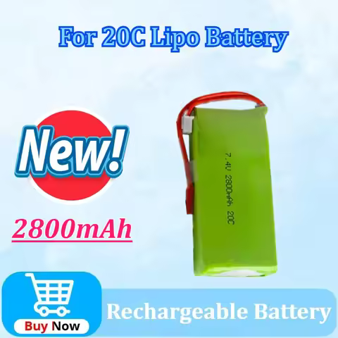 7.4V 2800mAh 2S Lipo Battery for Radiolink RC3S RC4GS RC6GS Transmitter Model Aircraft Remote Contro