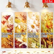 4 Pcs Church Sanctuary Wall Banners, Church Welcome Praise Hanging Signs With Bible Verse, Polyester