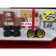 HOT WHEELS R-276 BBS Yellow UK 1010 AS Long Rubber Tire