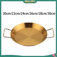 [HellerySG] Korean Ramen Pot Seafood Pot Household Stockpot Fast Heating Travel Golden Double Handle Instant Noodle Pot Kimchi Soup Pot