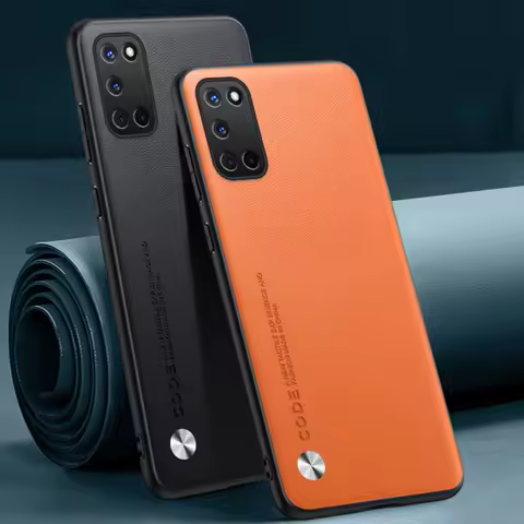 Luxury PU Leather Case For OPPO A52 A72 A92 K7X Back Cover Silicone Full Protection Phone Case For R