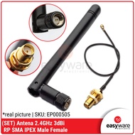 2.4GHz 3dBi SMA IPEX Male Female Antenna Pigtail Cable 2.4 GHz Antenna