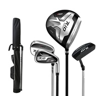 Men's Complete Golf Club Set - #1 Driver - #7 Iron (28°) - Sand Wedge (52°) - Putter - Golf Stand Ba