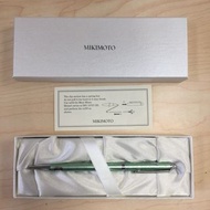 全新 日系 MIKIMOTO Pearl Light Green Ball Pen 淺綠色 珍珠 原子 筆 （不議價 fixed price）
