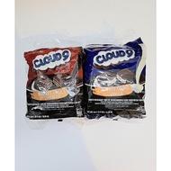 Biskut Coklat/Vanilla CLOUD 9 Wafret Twins 24s×14g  - Kukis Rangup Kacang Coklat - Makanan