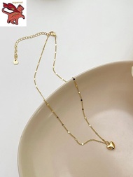 18K Gold pawnable Necklace Women's Love Luxury choker Chain