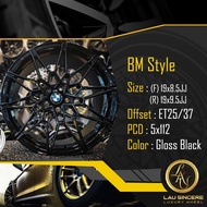 BM Style (F) 19x8.5JJ(R) 19x9.5JJ 5x112 Gloss Black