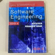 Original book SOFTWARE ENGINEERING ENGINEERING SOFTWARE VOLUME 2 ian sommerville/ erlangga/