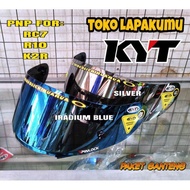 Kaca Flat Visor Kyt Iridium RC7 - flat visor KYT r10