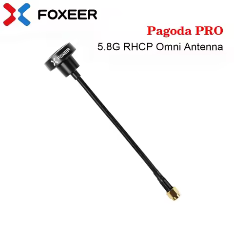 FOXEER Pagoda PRO 68mm/ 86mm/ 150mm 5.8GHz 3dBi Omni FPV Antenna RHCP SMA for RC Freestyle FPV Racin