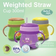 BABY SAFE TRAINING CUP WITH STRAW 250 ML JP 019