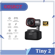 OBSBOT Tiny 2 AI-Powered PTZ 4K Webcam (NEW)