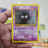 Pokemon gastly card 50/102 base set 1999 rare vintage rareOriginal