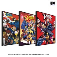 X-Men 97 Frameblock Poster - Marvel Aesthetic Comic Wall Display