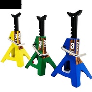 QQMALL Metal Jack Stands, Height Adjustable Lift Pair Rack Simulation Jack Stands, 3 Ton 6 Ton Truck